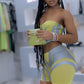 Mesh Illusion Reflective Top